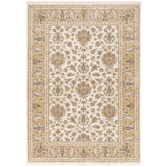 Oriental Weavers MAHARAJA Ivory 2' X 3' Area Rug