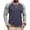Blue#1, variant on Hvogkswy Mens T-Shirts Color Block Crew Neck Long Sleeve T-Shirt Soft Lightweight Fall Casual Pullover Top, Size S-3XL