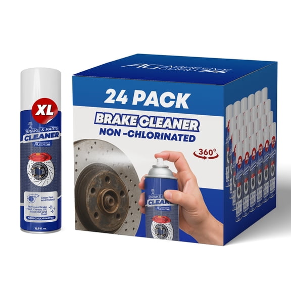 Brake Parts Cleaner and Degreaser for Pads, Rotors & Calipers, 24-Pack, 16.9 fl oz