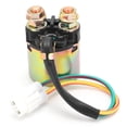 thumbnail image 4 of Engine Starter Solenoid Relay, Copper Durable Motorcycle Parts 12V Rustproof Rubber  For ATV, 4 of 8