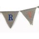 thumbnail image 4 of Lovely Paper Bunting 10 Foot Flag Banner Pennant Flag Garlands Fabric Triangle Flags Double Sided Vintage Cloth Shabby Chic Decoration For Birthday Pa, 4 of 5