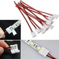 thumbnail image 2 of Para Conector De 8 Mm 2835 Snap Co Strip Down Cable Ancho Sin Soldadura 3528 10 Unidades Luz Led, 2 of 7