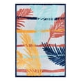 thumbnail image 3 of Unique Loom Belize Outdoor Collection Area Rug - Ambergris (6' x 9' Rectangle Gray/Navy Blue), 3 of 7