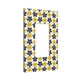 thumbnail image 2 of ZICANCN Outlet Covers Wall Plate, Yellow Floral Texture Background Light Switch Cover Decorative, Duplex Toggle Combo 1-Gang, 2 of 9