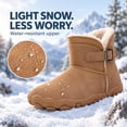 thumbnail image 5 of OYPGUE Barefoot Boots Women, Winter Snow Footwear Fur Lined Zero Drop, 5 of 6
