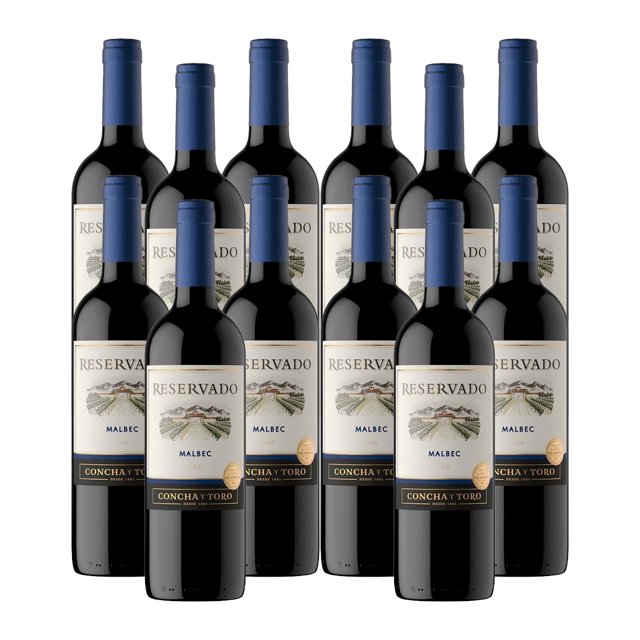 Pack De 12 Vino Tinto Concha Y Toro Malbec 750Ml