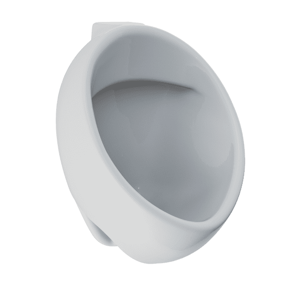 TOTO® Wall-Mount ADA Compliant 0.125 GPF Urinal with Back Spud Inlet, Cotton White - UT105UV#01