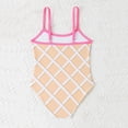 thumbnail image 6 of Girls Swimsuit Cute Floral Print One-piece Swimsuits Bathing Summer Beach Lightweight Pool Kids Swimwear Light Purple 4-5 Y, 6 of 6