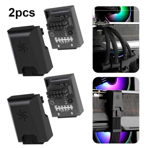 Kuymtek Adaptador Corriente 450 W para Tarjeta Gráfica 4090 4080 4070 Ti 3090 (RVS Negro)