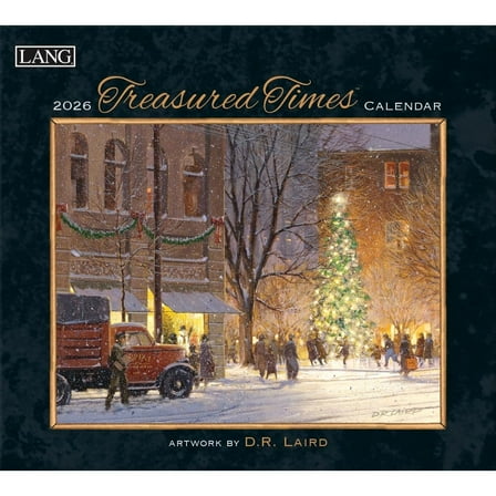 Lang Companies, Treasured Times 2026 Wall Calendar by D.R. Laird, 13.4'' X 12'', 12-Month Calendar with Stapled Binding