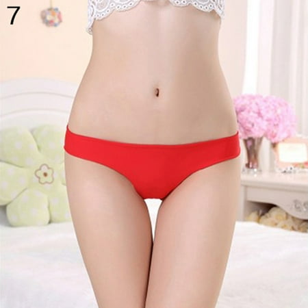 

Qingsaizhen Panties Women s Sexy Seamless Low Rise G-String Briefs Thongs Underwear Knickers Panties