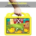 thumbnail image 2 of Kids Cover Case for Amazon Kindle Fire HD8 / HD8 Plus 2020/2022/2024, EVA Dropproof Handle Kids Friendly Rugged Lightweight Child Case for Amazon Kindle Fire HD8 / HD8 Plus 2020/2022/2024, Yellow, 2 of 8