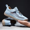 thumbnail image 4 of Commforr Chaussures de Marche pour Femmes, Chaussures pour Femmes Espadrilles, Chaussures de Tennis pour Femmes, Espadrilles Décontractées en Maille pour Femmes Mode Rétro Respirantes Chaussures de Marche Légères Espadrilles de Tennis Classiques, Bleu Ciel, 8, 4 of 8