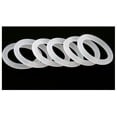 thumbnail image 4 of 10pcs White rubber sealing ring M17x5mm, 4 of 5