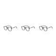 thumbnail image 1 of Sonducket TR90 Montura de gafas Anti-Blue Protect Lens Eyeglasses Care Health Eyewear para Mujeres Hombres Marco negro brillante Type1 NO1, 1 of 6