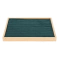 thumbnail image 4 of Stackable Jewelry Tray Organizer 100 Compartments, Bamboo Velvet With Earrings Rings Storage Display, 4 of 8
