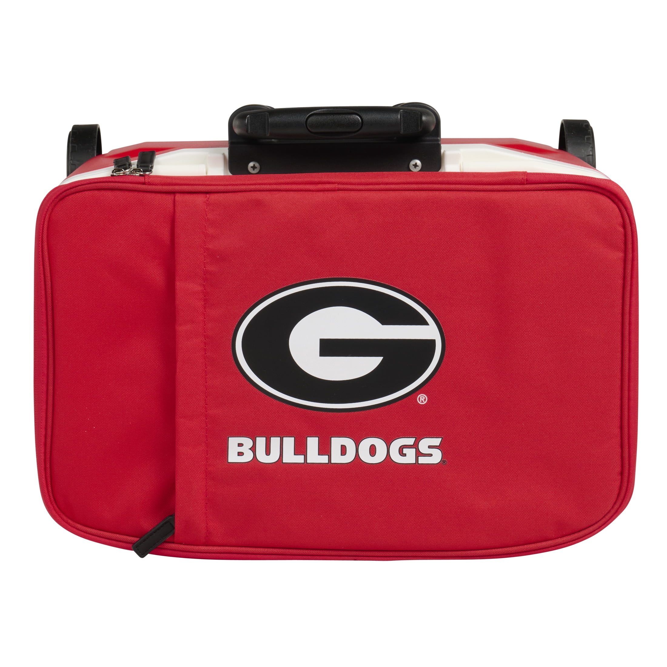 Igloo Laguna 28 QT Hard-Sided Cooler with Telescoping Handle, Red