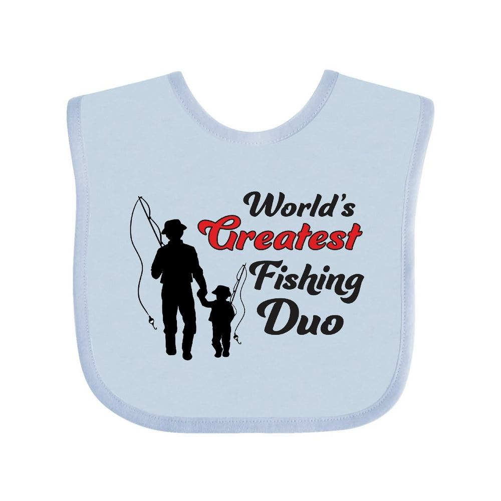 World's Greatest Fishing Duo Baby Bib