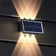 thumbnail image 1 of Lámpara de pared solar escalonada, lámpara de pared impermeable para exteriores, lámpara de jardín solar luminosa de subida y bajada, decoración de ambiente paisajístico, 1 of 5
