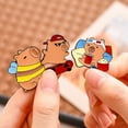 thumbnail image 6 of Handmade Brooches Cuteness Capybara Pins Cartoon Clothing Jewelry, 6 of 11