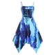 thumbnail image 1 of Vestido de Pañuelo de Tie-dye con Cordones en Talla Extra Rosegal  Vestidos Estampados Tallas Grandes, 1 of 5