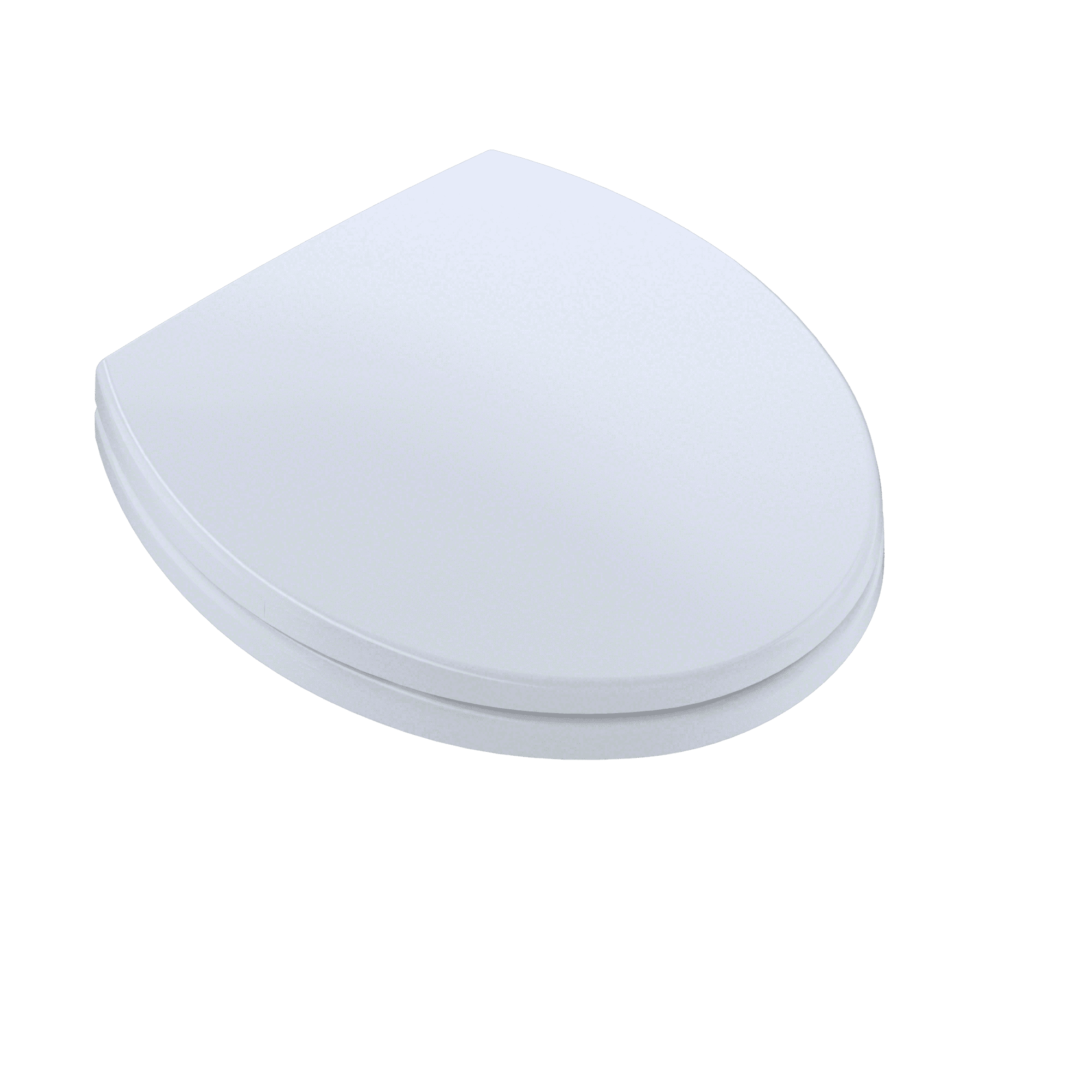 TOTO® SoftClose®Non Slamming, Slow Close Round Toilet Seat and Lid,Cotton White - SS113#01