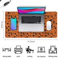 thumbnail image 5 of Long Mouse Pads for Desk,Halloween Icons Pattern Desk Mats on Top Of Desks, Desk Mouse Pad Extra Large with 3mm Non-Slip Base and Stitched Edge for Gaming,Office,Work,Home 31.5x15.7in, 5 of 5