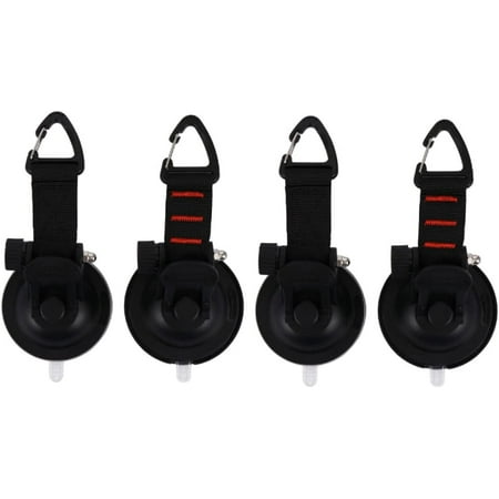 

4pcs Hook Suction Cup Heavy Duty Suction Cups Tarp for Tent Camping Accessories Shower Suction Hooks Suction Cups Tie Down Suction Cup Anchor Tents Securing Hooks Car Black Window