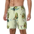 thumbnail image 2 of Haiem Avocado for Exercise Mens Swim Trunks with Compression Liner 2 in 1 Swimming Shorts Stretch Swimwear Quick Dry,Board Shorts-3X-Large, 2 of 9