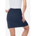 thumbnail image 2 of Woman Within Plus Size Stretch Cotton Skort, 2 of 6