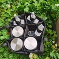 thumbnail image 3 of Camping Spice Shaker Jars Seasoning Dispenser Set, with Bag Portable Outdoor, Bottle, Pot Organizer for Dry Traveling Picnic Hiking, 3 of 10