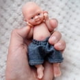 thumbnail image 3 of Mini Reborn Doll Mire & Mire 4.5 Micro Preemie de cuerpo entero, 3 of 6