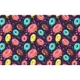 thumbnail image 7 of Honeii Donuts1 Print Canvas College Laptop Backpack, Durable Rucksack Travel Notebook Bag School Backpack Book Bag for Men Women-Small, 7 of 7
