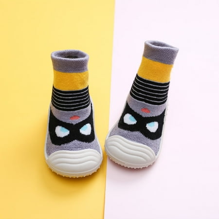 

Baby Sock Shoes Cartoon Print Warm Non-slip Breathable Sock Shoes
