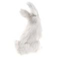 thumbnail image 4 of Lindo peluche de conejo agachado para niños Blanco, 4 of 9