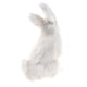 thumbnail image 4 of Lindo peluche de conejo agachado para niños Blanco, 4 of 9
