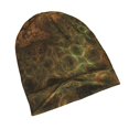 thumbnail image 4 of Beanie Hats for Men and Women, Fractal Future Brown Particles Patterns Adult Unisex Knit Hat Winter Warm Skull Cap, 4 of 7