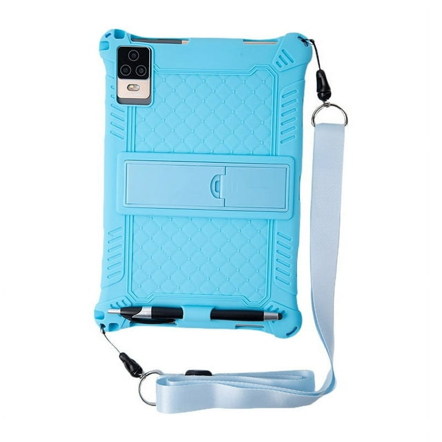 Case for N-One NPad S 10.1 inch 2023 Tablet Cover Shockproof Soft Silicone for N Pad S 10.1 Tablet Stand Protective Shell Sky Blue-Strap NPad S 10.1 inch