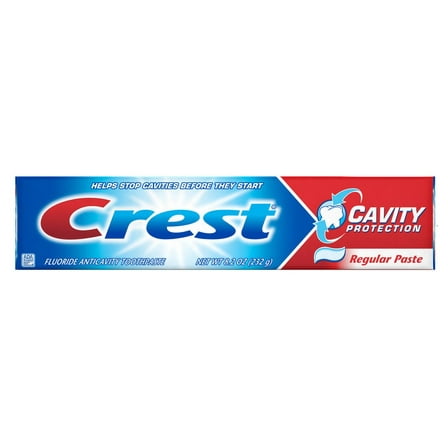Crest Toothpaste 8.2oz Cavity Protection Regular (Pack of 3)