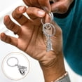 thumbnail image 2 of Cowboy Hat Riding Boots Pendant Key Chain Ornament Metal Key Chain Pendant Key Ring Decor, 2 of 8