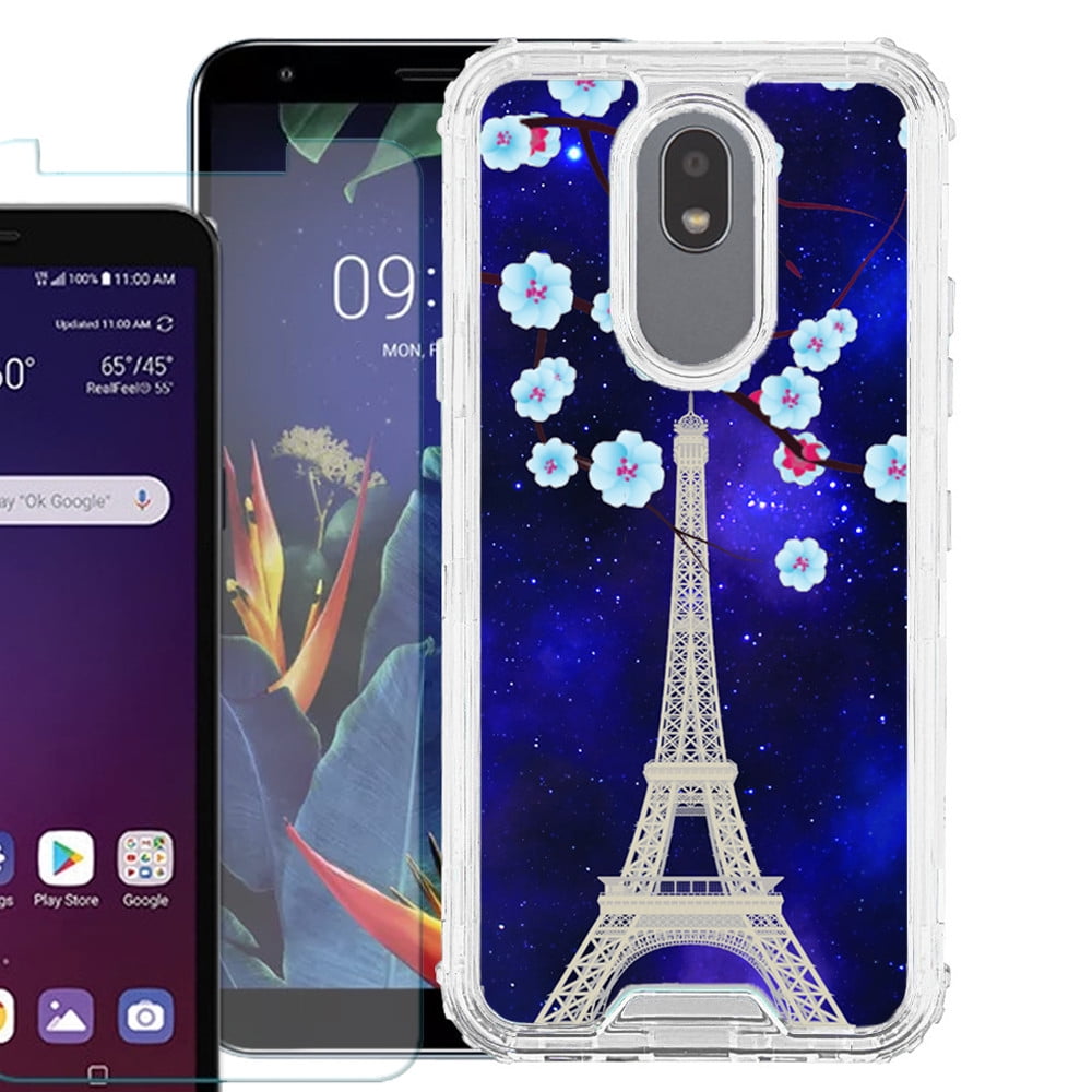 For LG Tribute Royal / LG Prime 2 Case, 3Layer Hybrid Bumper Phone