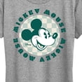 thumbnail image 3 of Disney - Mickey Mouse Checker Badge - Women's Short Sleeve Graphic T-Shirt, 3 of 5
