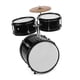 thumbnail image 1 of Tambor de percusión Niños Niños Principiantes Junior Juego de batería de 3 piezas Kit de batería Instrumento musical de percusión con platillos Baquetas Taburete ajustable Abody  Tambor de percusión, 1 of 5
