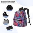 thumbnail image 5 of Fotbe Tropical Leaves Lightweight Casual Laptop Backpack for Men and Women, Daily use Waterproof backpack, Backpack for College, 5 of 8