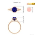 thumbnail image 4 of ANGARA Natural 1.45 ct Tanzanite Twist Rope Split Shank Ring in 14K Rose Gold for Women (Size-7mm) | December Birthstone, Birthday, Anniversary, Jewelry Gift for Women | Natural Tanzanite Ring, 4 of 9