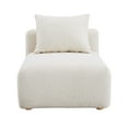 thumbnail image 2 of Hangover Cream Boucle Modular Armless Chair, 2 of 4