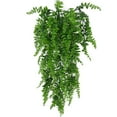 thumbnail image 2 of Travelwant Artificial Hanging Ferns Plants Vine Fake Ivy Fern Hanging Plant Outdoor UV Resistant Plastic Plants, 2 of 7