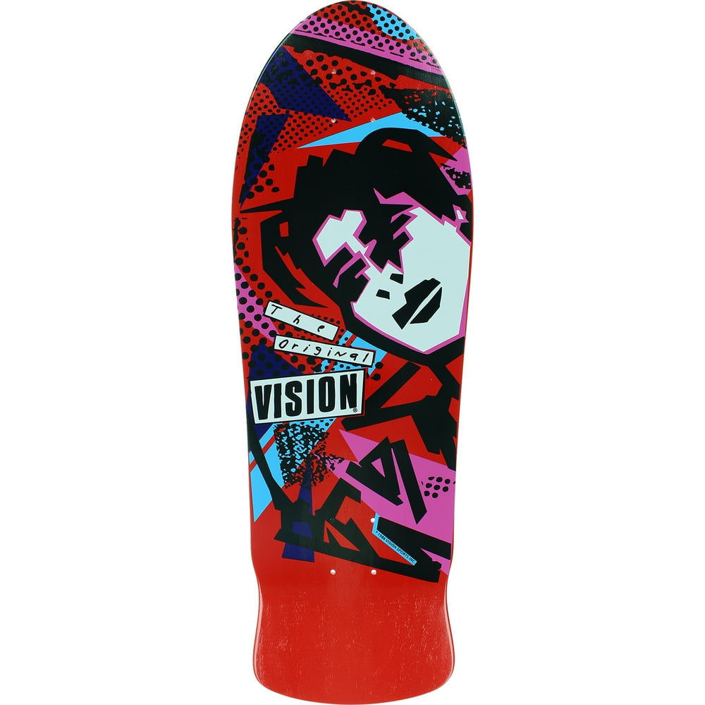 Vision Skateboards Mark Gonzales Original Red Old School Skateboard