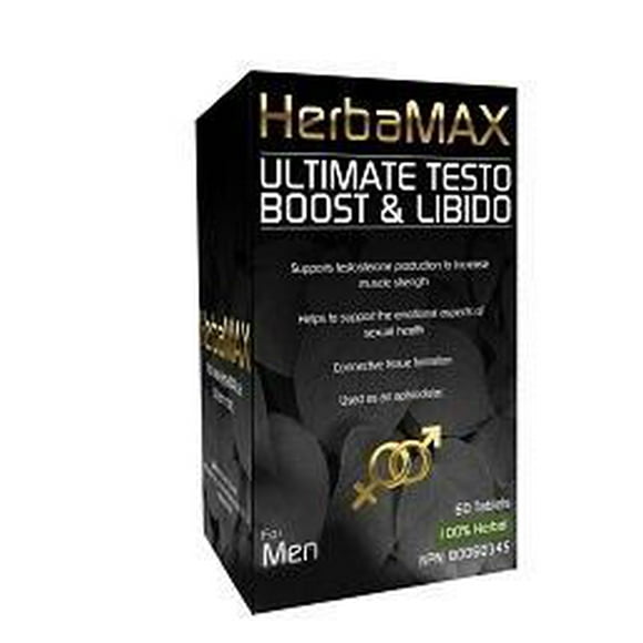 HerbaMAX Ultimate Testo Boost & Libido (60 Tablets)