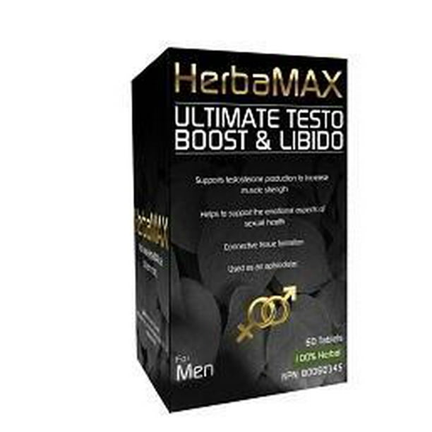 HerbaMAX Ultime Testo Boost & Libido (60 Comprimés)
